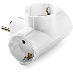 Famatel 1307 Adaptateur triple TT Schuko Latérale 16A-250 V - Publicité