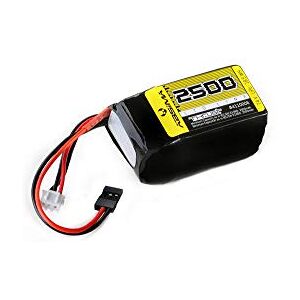 Absima 4110006 4110006- Car/RC Lot de 2 récepteurs LiPo 2S 7.4V 2500 SC (Uni-Plug) Multicolore - Publicité