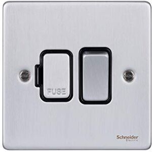 Schneider Electric GU5510BPC Ultimate Low Profile Chrome poli Insert noir, GU5510BBC - Publicité