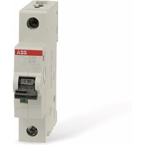 ABB Stotz Contact S201-B16 – Disjoncteur Char. B 16 A 1 pôle, 2CDS251001R0165 - Publicité