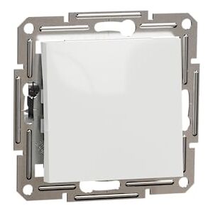 Schneider Electric Asfora EPH0770121D Interrupteur simple 10 A 250 V encastré avec bornes à fiche Blanc - Publicité