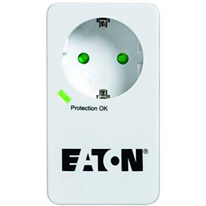 Eaton Protection Box 1 DIN Adaptateur de prise avec protection contre les surtensions (prise Schuko) Blanc - Publicité