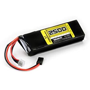 Absima 4110005 4110005- Car/RC Lot de 2 récepteurs LiPo 2S 7.4V 2500 SC (Uni-Plug) Multicolore - Publicité