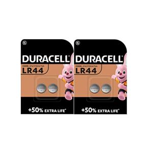 Duracell 4 x  LR44 A76 V13GA 76A (2 ampoules de 2 batteries) 4 piles - Publicité