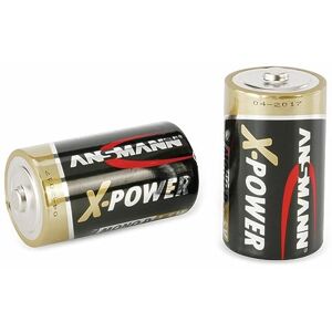 Ansmann 5015633 X-Power Super Alkaline batterie LR20 Mono D / 2-pack - Publicité