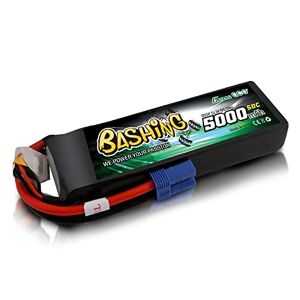 Gens ace 3S Lipo Batterie 5000mAh 11,1V 50C 3S Bashing RC Batterie avec connecteur EC5,pour la Plupart des Voitures RC à l'échelle 1/8, 1/10 - Publicité