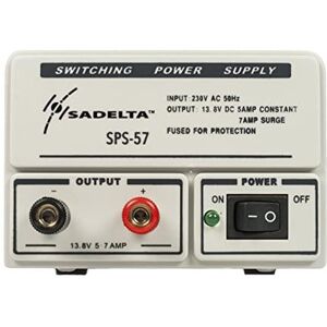 SADELTA SPS-57 Alimentation à découpage 220 v /13,8 v. 5-7 ampères. Idéal pour l'électronique, la Radio Amateur - Publicité