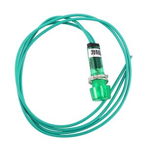 ALDOUS Indicateur pilote Signal Lampe verte AC 220V avec Cable - Publicité