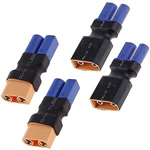 Xingkang 4pcs XT90 à EC5 Adaptateur Prise Mâle Mâle pour RC FPV Drone RC Voiture Lipo NiMH Chargeur ESC - Publicité