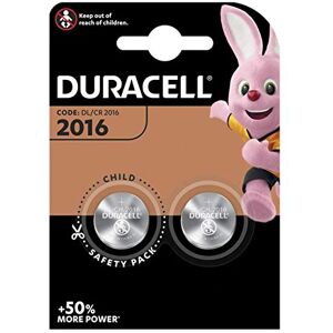 Duracell Lot de 2 piles bouton lithium"Electronics" CR2016 - Publicité