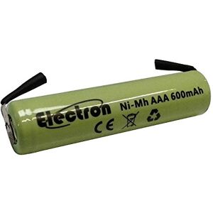 Electron Batterie rechargeable Ni-Mh AAA mini stylet de 1,2 V, 600 mAh avec languettes terminales à souder pour pack de batterie - Publicité