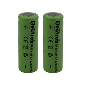 Electron 2 batteries rechargeables Ni-Mh 4/5AA 4/5 AA 1,2 V 1 200m Ah 42 x 14mm accumulateur à broche plate - Publicité