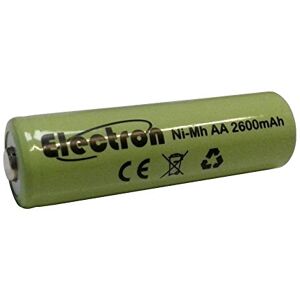 Electron Batterie rechargeable Ni-MH, AA, 1,2 V, 2600 mAh, à haute capacité, accumulateur mignon 50 x 14 mm - Publicité