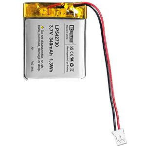 EEMB Batterie Lithium polymère 3,7V 340mAh 542730 Batterie Rechargeable lipo avec connecteur JST avec VXI Blue Parrott vérifier la polarité de l'équipement et du connecteur Avant l'achat - Publicité