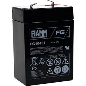 akku-net Fiamm Batterie au Plomb Gel 6 V 4,5 Ah Faston 4,8 AGM - Publicité