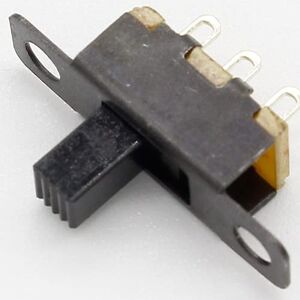 U-K 10 interrupteurs à glissière SPDT Noirs Mini Taille 5V 0.3A adaptés aux Petites alimentations de Bricolage Professional and Fashion - Publicité