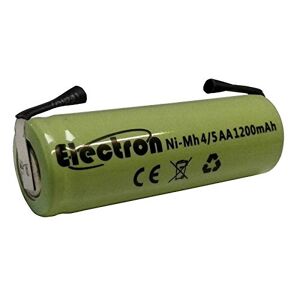 Electron Batterie rechargeable Ni-MH 4/5AA 4/5 AA 1,2 V 1200 mAh 42 x 14 mm avec lamelles languettes terminaux à souder pour affutage colis Batterie - Publicité