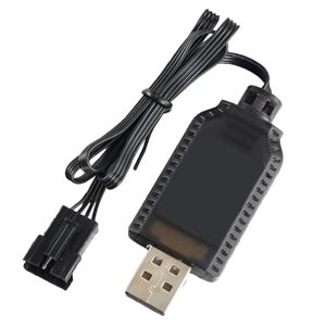 JINSIHU USB Chargeur Câble RC Universel, Câble de Chargeur USB RC avec connecteur SM-4P Plug pour 2S 7.4V LiPo Batterie Compatible Voiture RC Bateau Drone Avions RC et Autres Jouets - Publicité