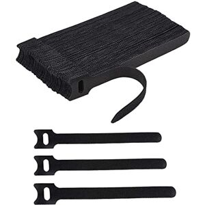 WeddHuis 30PCS Reusable Nylon Microfiber Cable Ties, Cable Organizer and Management with Adjustable Length (10cm, 15cm, 20cm) - Publicité