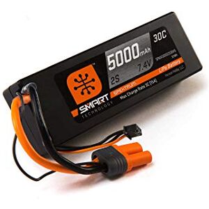 Spektrum 7,4 V 5000 mAh 2S 30C Smart Hard Case Batterie LiPo : IC5 - Publicité