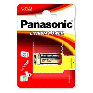 Panasonic Pile  Lithium Power CR123 (1 PCE) - Publicité