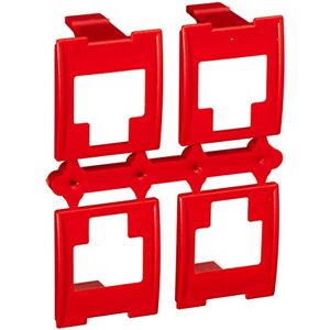 3M 3 M volpccb kennzeichnungen couleur pour RJ45, panneaux de brassage, (Lot de 8), Rot, 8 - Publicité