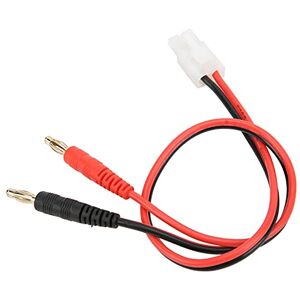 ZLXHDL Adaptateur De Chargeur De Batterie De Voiture RC avec Câble De Connecteur RC De 12,4 Pouces, Fil De Silicone 16AWG Compatible pour Prise Mâle Tamiya vers Prise Banane Mâle De 4,0 Mm - Publicité