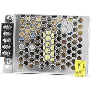 Dilwe Adaptateur de Pilote d'alimentation de commutateur DC 24V, Alliage d'aluminium AC à DC 24V pour écran LED, vidéosurveillance, Radio, Ordinateur, Alimentation 24V (24V / 2A / 48W) - Publicité