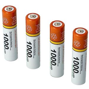 vhbw Lot 4 Piles Rechargeables AAA, HR03 1000mAh Compatible avec Siemens Gigaset C100, C150, C2, C200, C250, C38H, C320, C325, C475, A420A, A420A Duo - Publicité