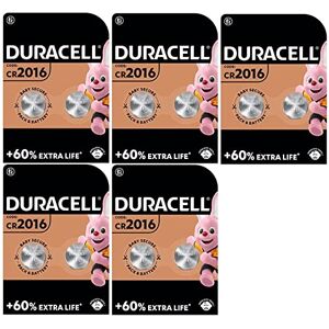 Duracell 10 x  2016 Lithium (5 ampoules de 2 batteries) 10 piles - Publicité