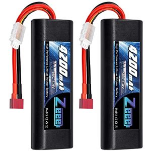 Zeee 2S Lipo Batterie 7.4V 50C 4200mAh RC Batterie avec Deans T Plug pour RC Voiture RC Camion RC Hobby (2 Packs) - Publicité