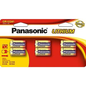 Panasonic Pile Photo Lithium CR123A spécial-Lot de 6 - Publicité