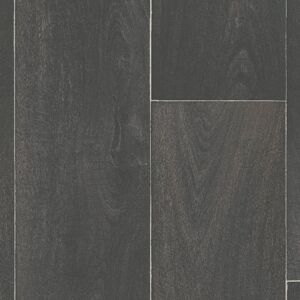 Sol PVC Best Effet parquet vieilli Bois gris anthracite