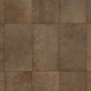 Sol Vinyle Textile - Black Edition 3D - Carrelage marron cuivre