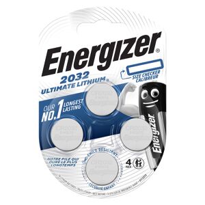 Energizer Pile bouton ultimate lithium CR2032 Energizer - Blister de 4 piles