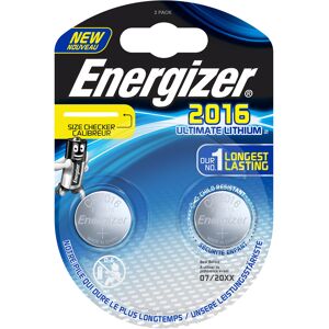 Energizer Pile bouton ultimate lithium CR2016 Energizer - Blister de 2 piles