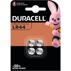 Duracell Blister de 4 piles alcalines Duracell LR 44