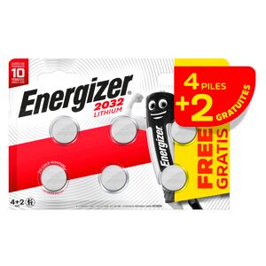 Pile bouton lithium Energizer 2032 3 V, pack de 6 (DL2032/CR2032) - Publicité