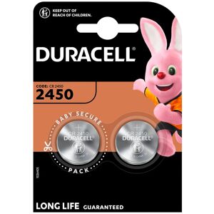 Pile bouton lithium Duracell spéciale 2450 3 V, lot de 2 (CR2450) - Publicité