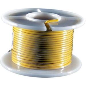 Fil electrique 0,75mm² 25m Brazoline jaune