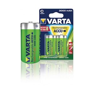 Varta batterie Rechargeable Nimh C 1.2 V 3000 Mah 2-blister