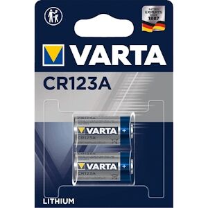 Varta batterie Au Lithium Cr123a 3 V 2-blister - Publicité