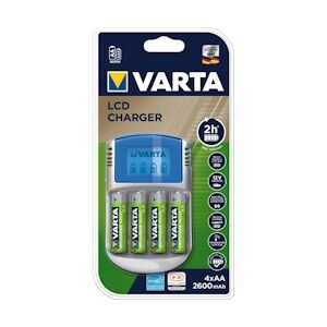 Varta Chargeur De Batterie Aa / Aaa Nimh 4x Aa/hr6 2600 Mah Usage Non Intensif Varta