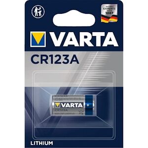 Varta batterie Au Lithium Cr123a 3 V 1-blister - Publicité