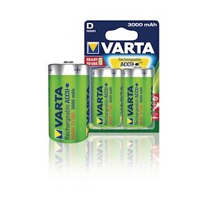 Varta batterie Rechargeable Nimh D 1.2 V 3000 Mah 2-blister