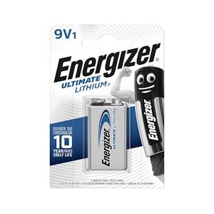 Energizer batterie Au Lithium 9v 9 V Ultimate 1-blister