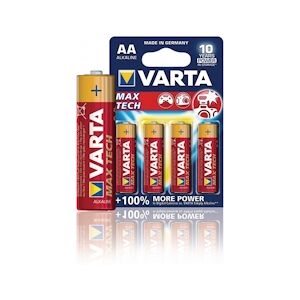 Varta piles Alcalines Aa 1.5 V Max Tech 4-blister