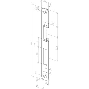 EFF EFF Têtière 370 HZ FIX Din droite - EFF - 06370405