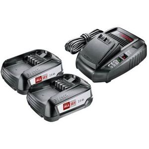 Non communiqué Bosch Home and Garden Kit de démarrage Bosch Home and Garden 18 V (2 x 2,5 Ah + AL 1830 CV) 1600A011LD - Publicité