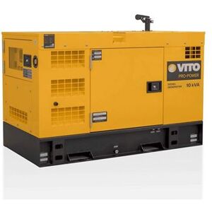 Non communiqué Groupe electrogène VITO 10kVA Diesel Triphasé Monophasé Autonomie 13h Jaune - Publicité